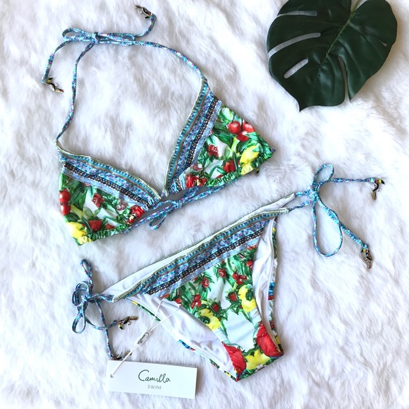 Camilla Other - NEW Camilla One Flew Over Bird Bead Bikini